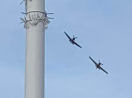 2022 The Queen's Platinum Jubilee. Spitfires. Photo courtesy of Dee Kristiansen.