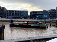 2022 The Queen's Platinum Jubilee. Syntan at the mouth of the River Hull. Photo courtesy of Sarah Baines.