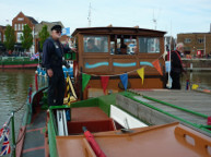 2022 The Queen's Platinum Jubilee. Syntan getting ready to depart Hull Marina with the Flotilla. Photo courtesy of Tony Coates.