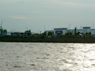 2022 The Queen's Platinum Jubilee.  Spectators at St Andrews Quay viewed from Syntan. Photo courtesy of Tony Coates.