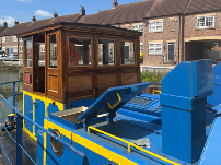 Sun May 2023: Wheelhouse roof repairs by Chris Googe (Image Tim Hart)